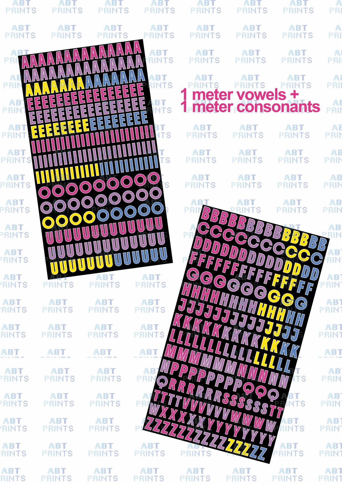 1 Meter DTF Template – 22 × 39 Inches for Shirts, Tote Bags & Caps
